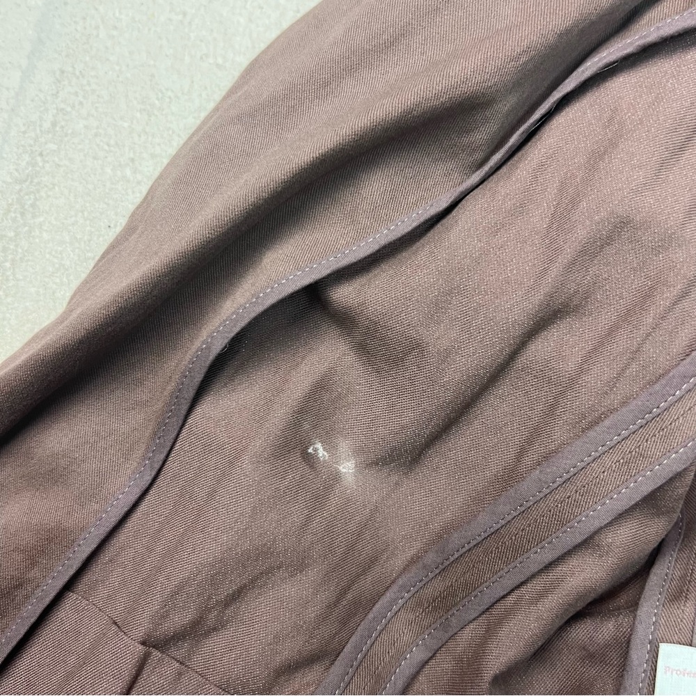 Marni jacket Womens 40 Size 4 Brown Tie Front Blazer Cotton Metallic Italy - Picture 7 of 10